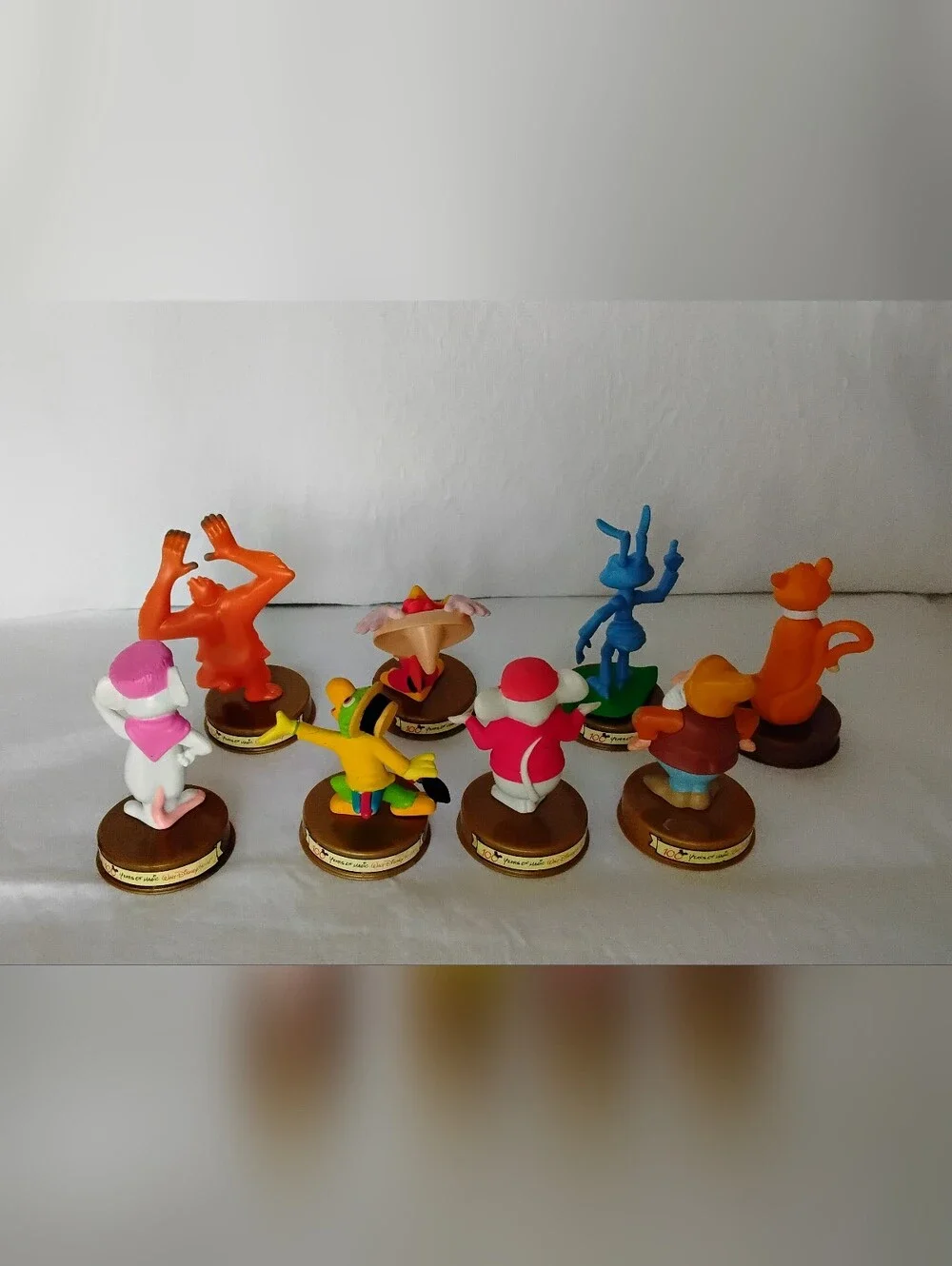 McDonalds 2002 Disneys 100 Years Of Magic Toy Character 8 Piece Figurine Set